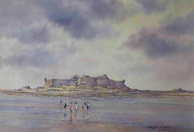 Elizabeth Castle, Jersey by Brian C. Day