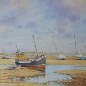 Fishing Boats, High and Dry Brancaster Staithe tn